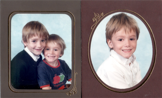 Phils children -Daryl, Damian and Graeme
