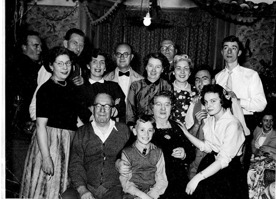 Family - the grand parents with phil in the middle